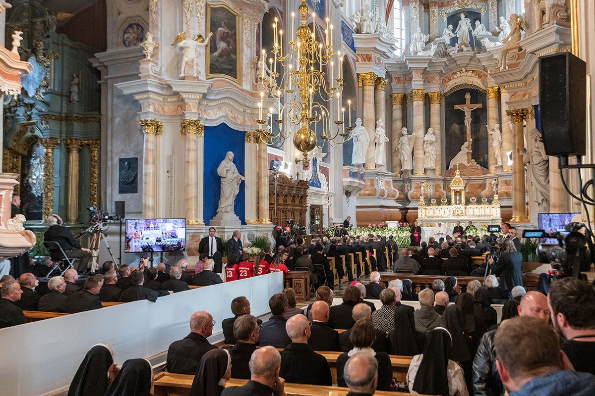Popiežius Pranciškus Kauno arkikatedroje