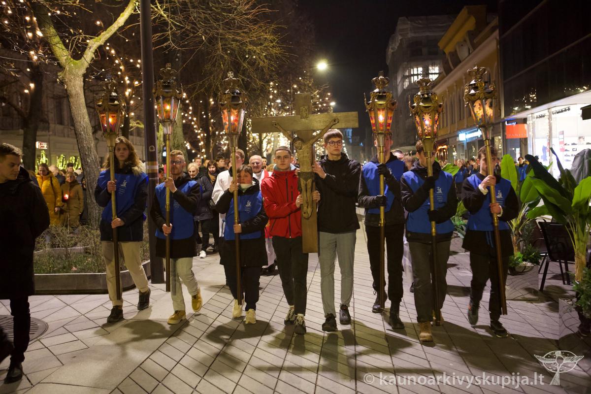 Kryžiaus kelias Kaune 2024