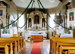  Lesčių Dievo Apvaizdos  bažnyčia. Vytauto Kandroto fotografija 