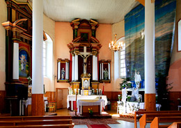  Panevėžiuko Nukryžiuotojo Jėzaus bažnyčia. Vytauto Kandroto fotografija 